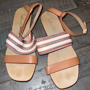 Splendid Boho Ankle‎ Leather Sandals Size 9M